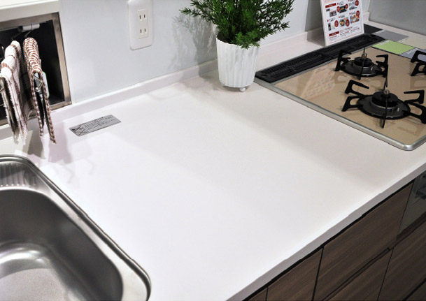 人造大理石ワイドカウンター