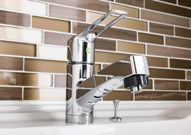 シングルレバー式混合水栓