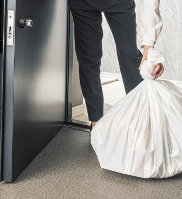 玄関前ゴミ回収サービス