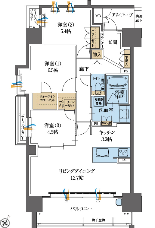 Atype間取り