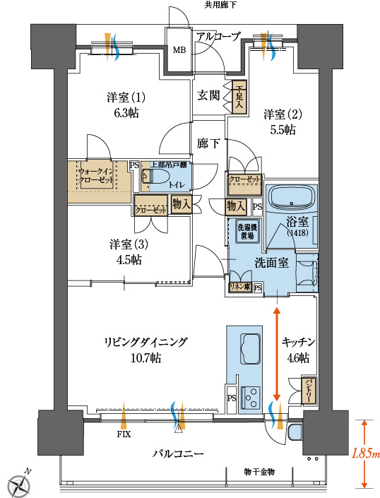 Dtype間取り